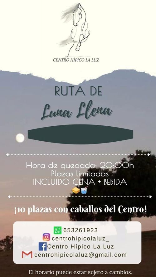 centrohipicolaluz ruta luna llena 2025 centrohipicolaluz ruta luna llena 2025